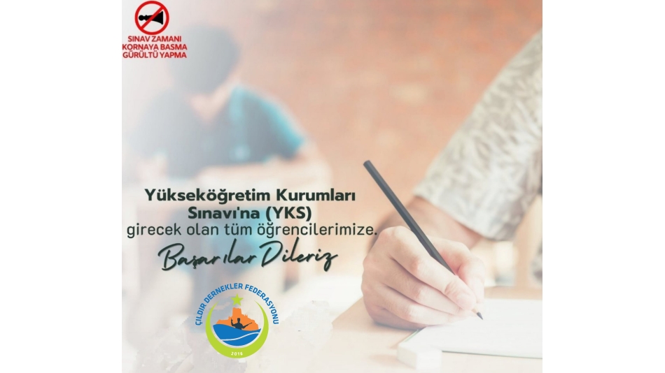 Yükseköğretim Kurumları Sınavı’nda Başarılar Dileriz.