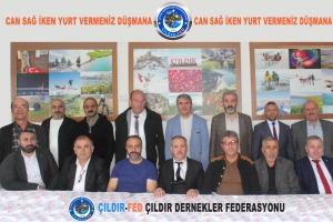 ÇILDIR-FED (ÇILDIR DERNEKLER FEDERASYONU) YÖNETİM KURULU TOPLANTISI YAPILDI