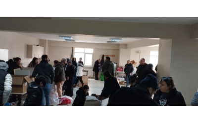 Deprem Bölgesine Topladığımız Yardımlar.