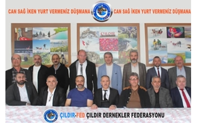ÇILDIR-FED (ÇILDIR DERNEKLER FEDERASYONU) YÖNETİM KURULU TOPLANTISI YAPILDI