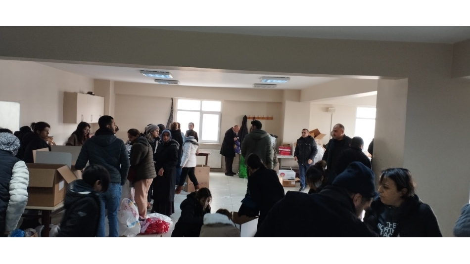 Deprem Bölgesine Topladığımız Yardımlar.