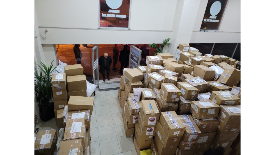 Deprem Bölgesine Topladığımız Yardımlar.