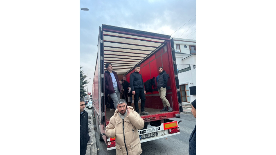 Deprem Bölgesine Topladığımız Yardımlar.